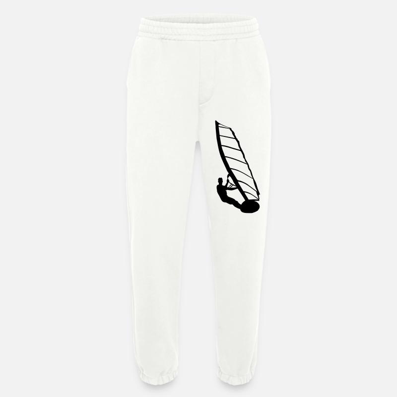 Windsurfer, Surfer, Wassersport, - Heavyweight Jogginghose - made by SPREAD - OFF WHITE