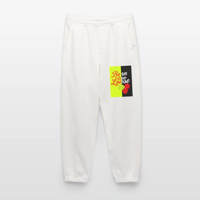 Conception de dés et de citations Pantalon de jogging bio épais fabriqué en UE