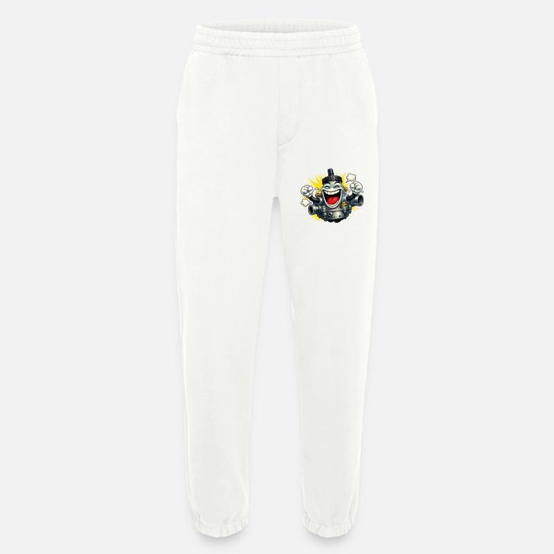 Vergaser Mofa Fun - Heavyweight Jogginghose - made by SPREAD  - OFF WHITE