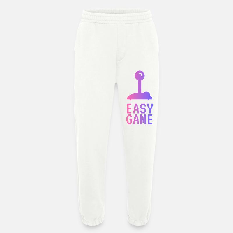 Easy Pixel Gradient Game - Heavyweight Jogging Pants - made by SPREAD  - OFF WHITE