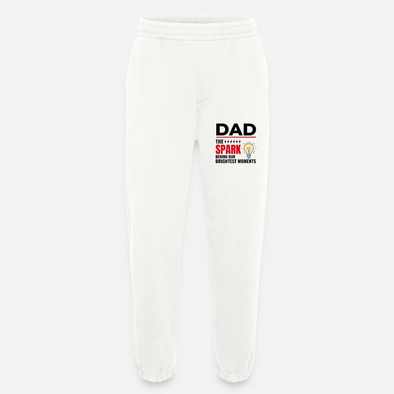 Electrician Dad Electrical Technician Engineer - Heavyweight Jogging Pants - made by SPREAD  - OFF WHITE