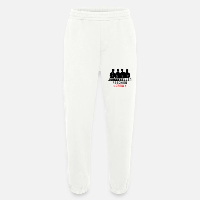 Junggesellen Crew Jga - Heavyweight Jogginghose - made by SPREAD  - OFF WHITE