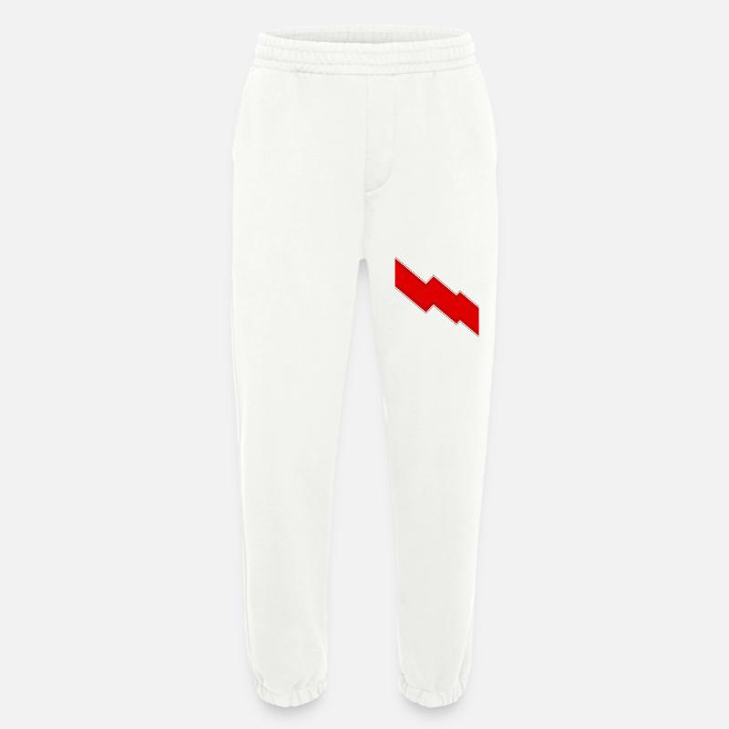 Roter Blitz Zeichen Geschenk - Heavyweight Jogginghose - made by SPREAD  - OFF WHITE