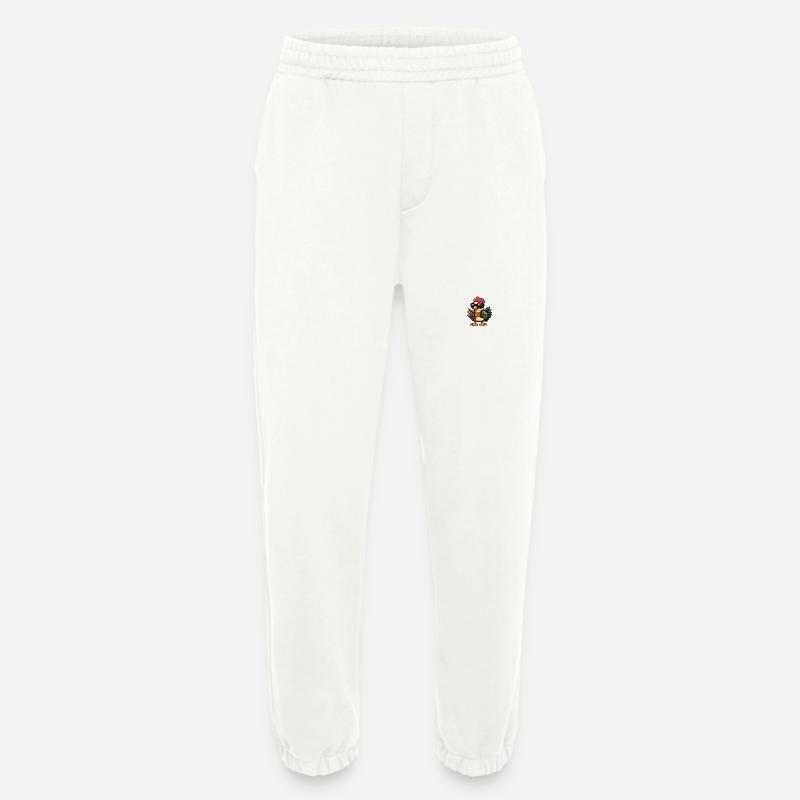 Turkey Comic Cool Summer - Heavyweight Jogging Pants - made by SPREAD  - OFF WHITE