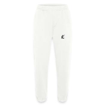 The samurai cat, the bushido cat - Heavyweight Jogging Pants - made by SPREAD  - OFF WHITE - Front