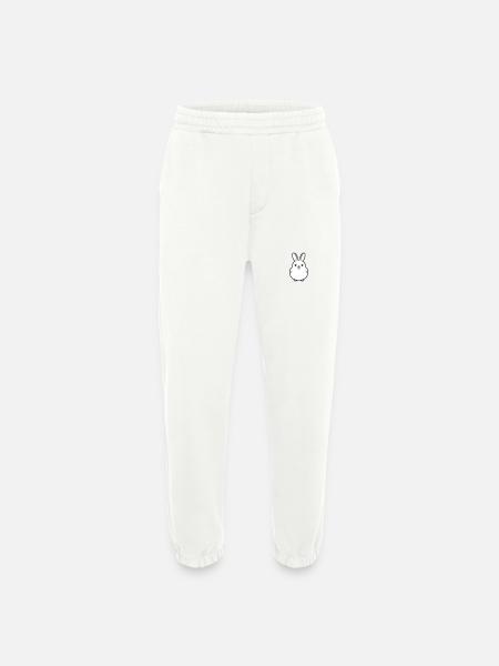 Funny bunny Easter - Heavyweight Jogging Pants - made by SPREAD  - OFF WHITE