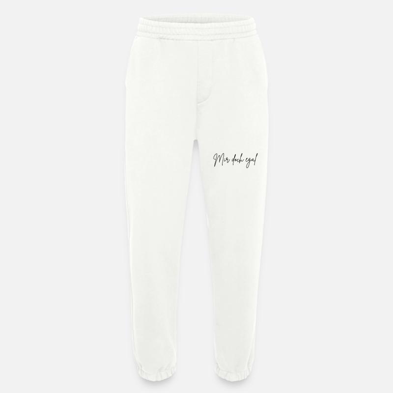 Mir doch egal - Heavyweight Jogginghose - made by SPREAD  - OFF WHITE