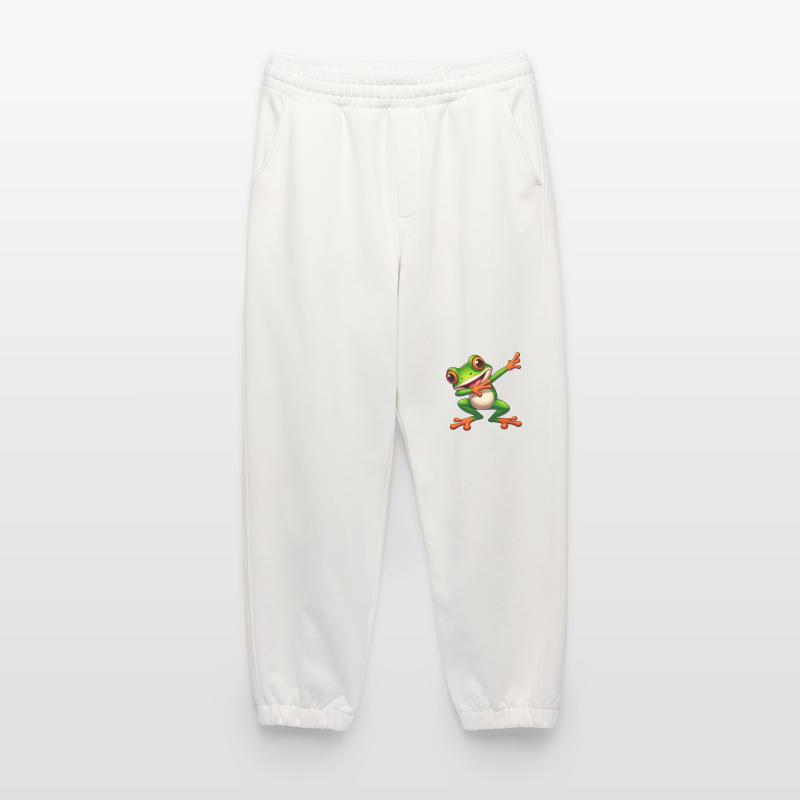 Cool Frog Dabbing Toad Style Heavyweight Jogging Pants - made by SPREAD 