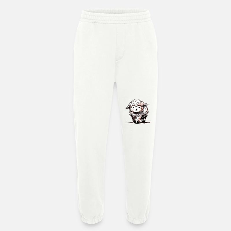 Schäfchen - Heavyweight Jogginghose - made by SPREAD  - OFF WHITE