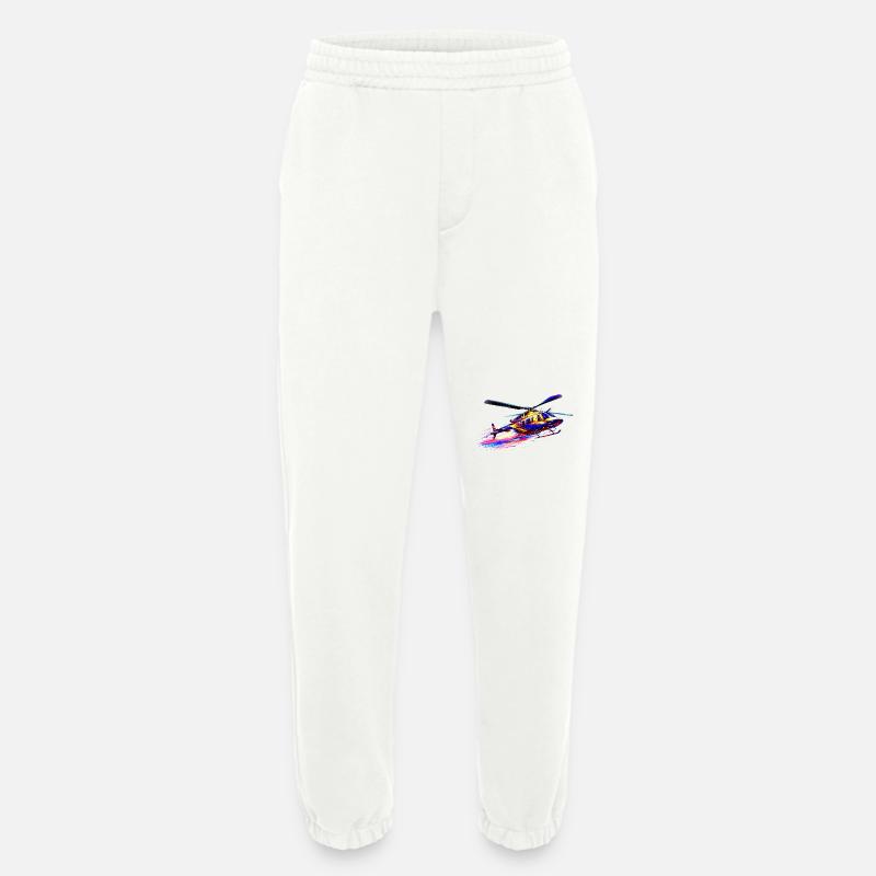 JetRanger Bell 206 - Farbsplash - Heavyweight Jogginghose - made by SPREAD - OFF WHITE