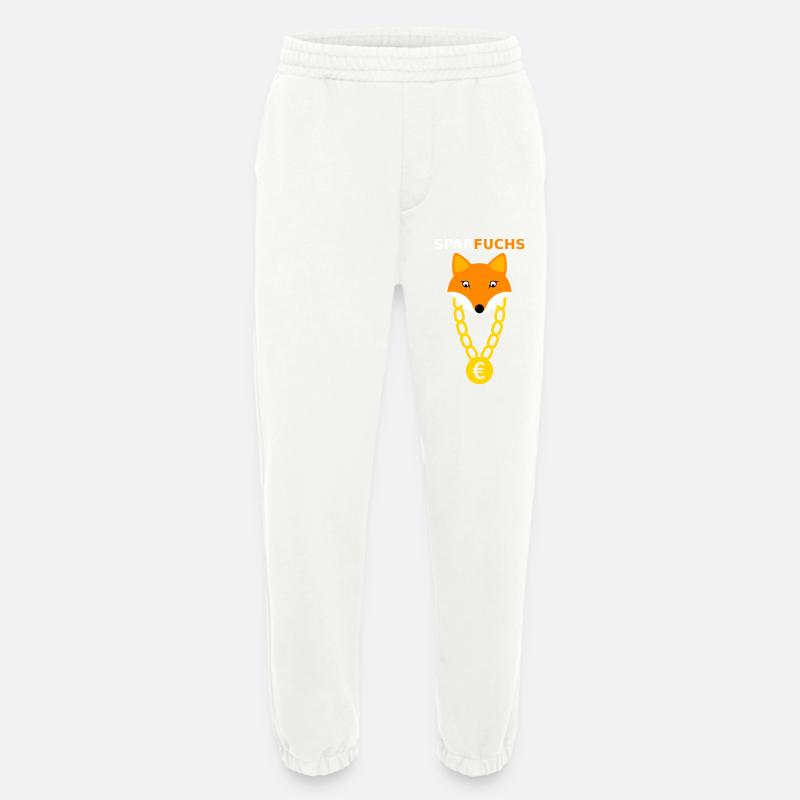 Sparfuchs Fuchs Tier Geschenk - Heavyweight Jogginghose - made by SPREAD  - OFF WHITE