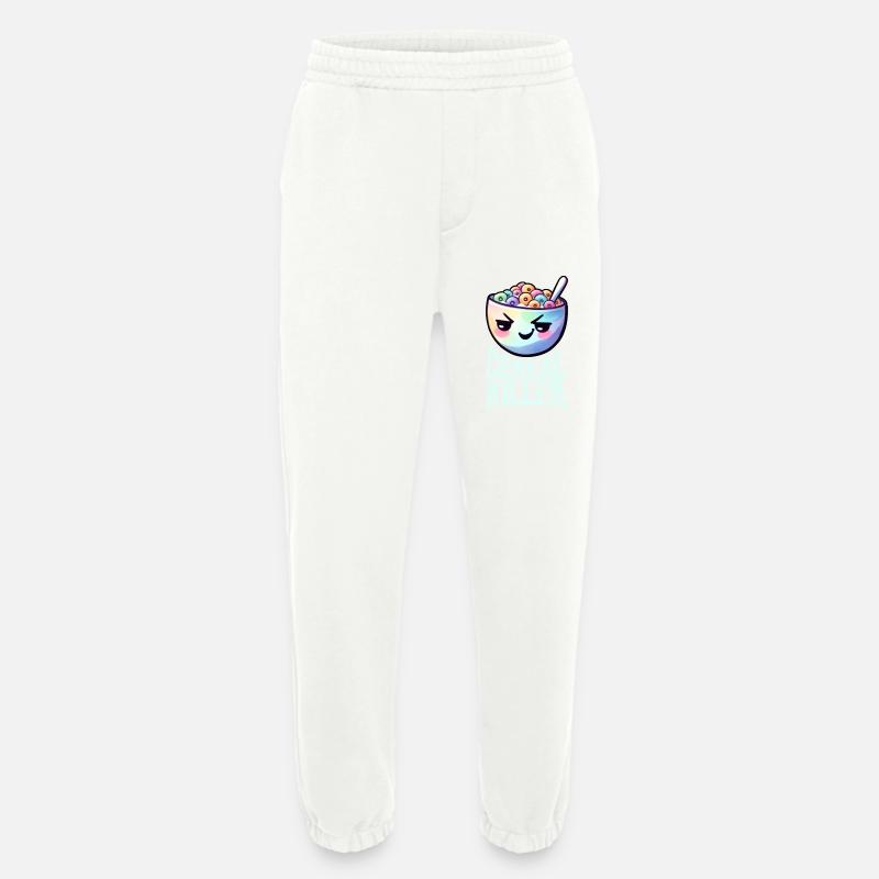 Cereal Killer Breakfast Pun - Heavyweight Jogging Pants - made by SPREAD  - OFF WHITE