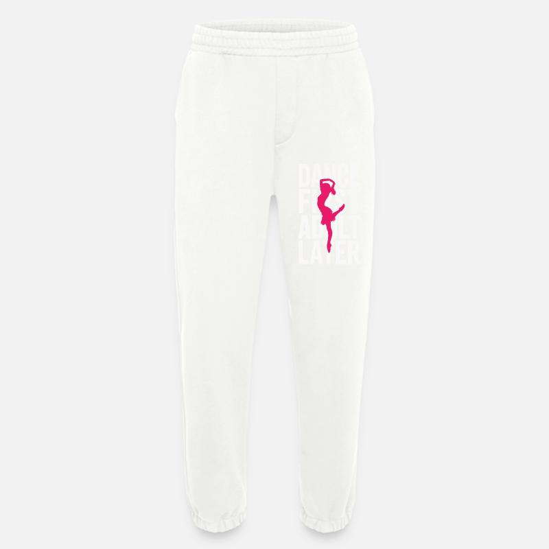 Dansant Danseurs Dansant - Pantalon de jogging bio épais fabriqué en UE - OFF WHITE