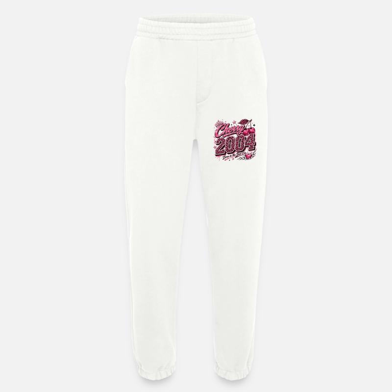 Cherry 2004 Leopard Style - Heavyweight Jogging Pants - made by SPREAD  - OFF WHITE