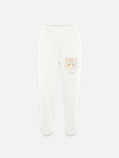 Bastet - Pantalon de jogging bio épais fabriqué en UE - OFF WHITE