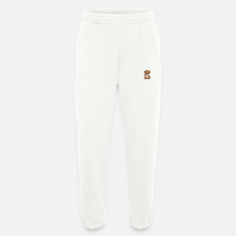 Pixel Bear South Korea - Heavyweight Jogging Pants - made by SPREAD - OFF WHITE