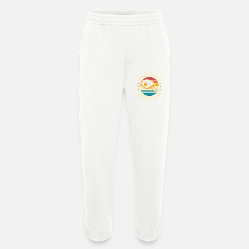 Ping Pong Master - Heavyweight Jogging Pants - made by SPREAD  - OFF WHITE