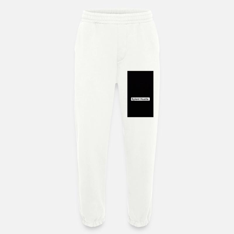 Sylent Hustle Noir Monochrome Tee - Heavyweight Jogginghose - made by SPREAD  - OFF WHITE