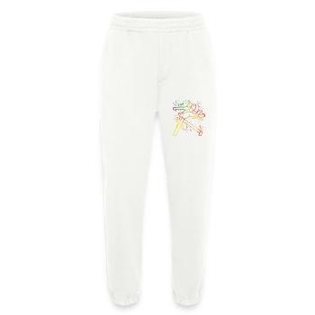 Hürdenlauf Hindernislauf Kinder Hürdenlauf - Heavyweight Jogginghose - made by SPREAD  - OFF WHITE - Vorne