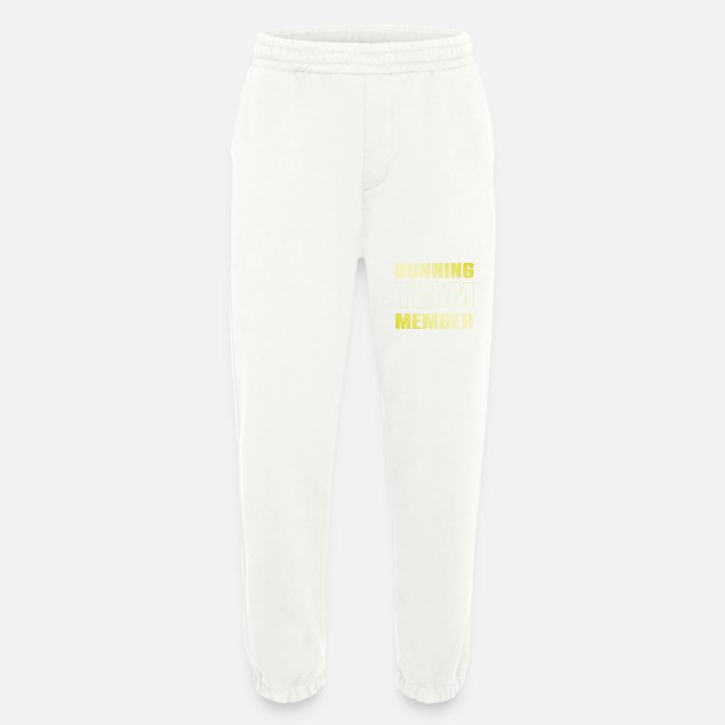 Running Team - Heavyweight Jogginghose - made by SPREAD  - OFF WHITE