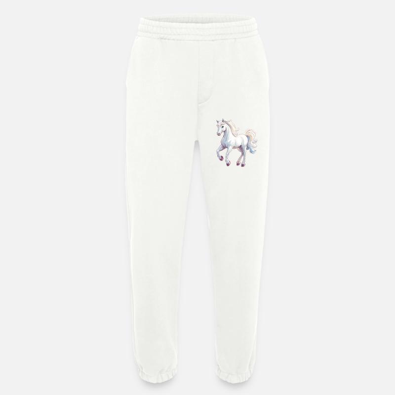 Pferd - Heavyweight Jogginghose - made by SPREAD  - OFF WHITE