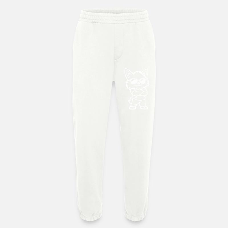 dog comic - Heavyweight Jogginghose - made by SPREAD - OFF WHITE