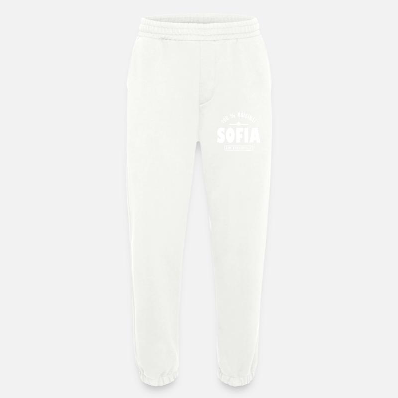 Sofia, Sofia - Heavyweight Jogging Pants - made by SPREAD  - OFF WHITE