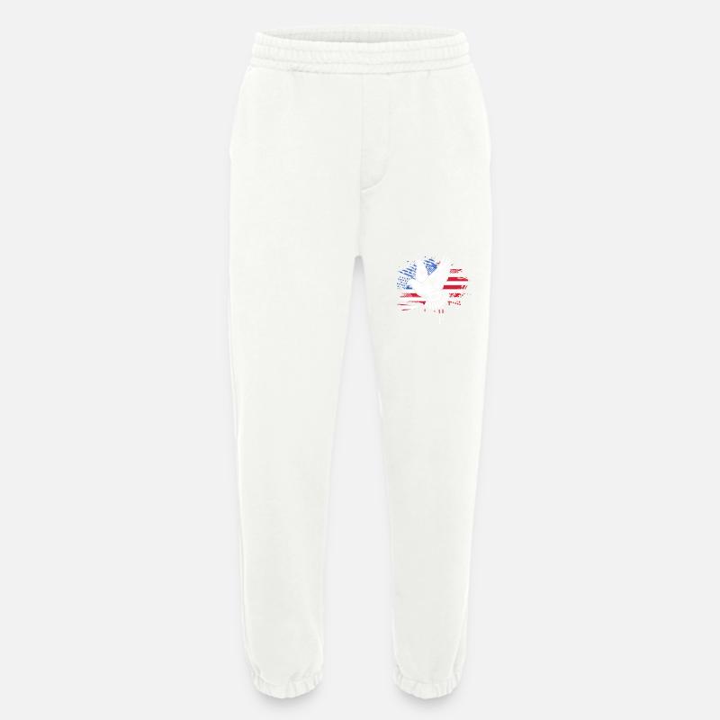 Taube Taubenjagd Jagd Jäger - Heavyweight Jogginghose - made by SPREAD  - OFF WHITE
