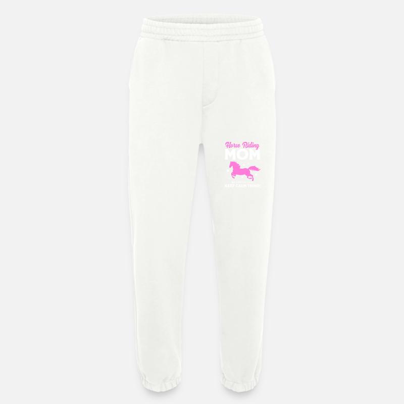 Pferderennen Mama Mutter - Heavyweight Jogginghose - made by SPREAD  - OFF WHITE