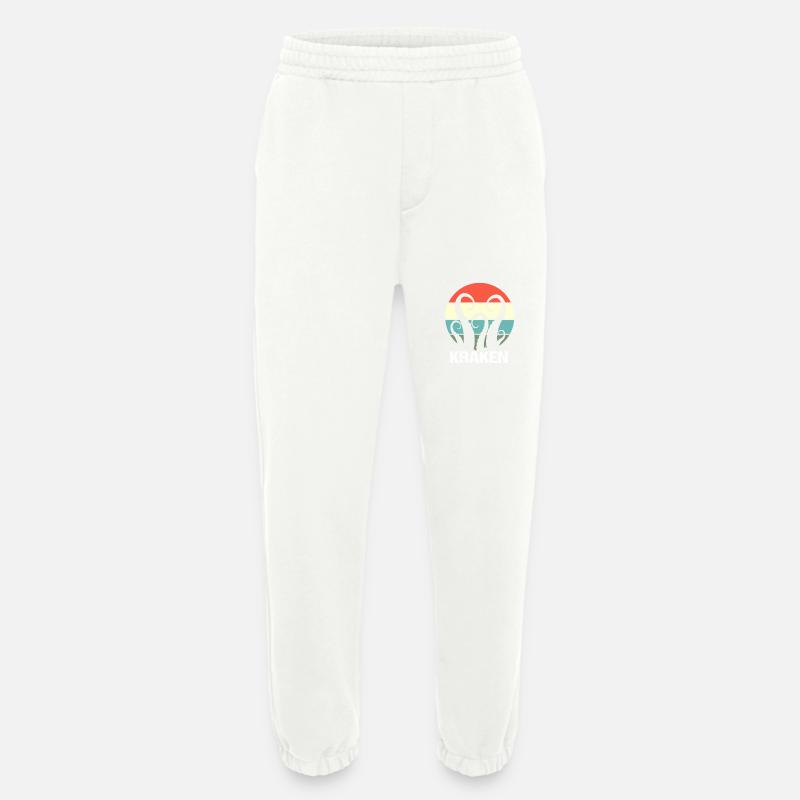 Octopus Octopus Octopus Octopus - Heavyweight Jogging Pants - made by SPREAD - OFF WHITE