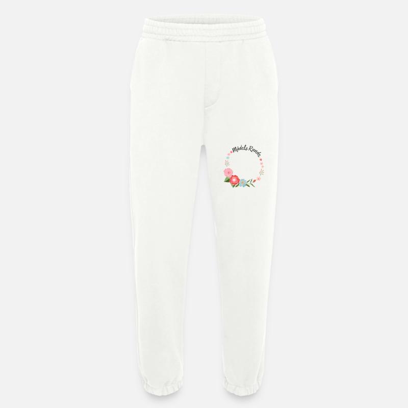 Mädels-Runde - Heavyweight Jogginghose - made by SPREAD  - OFF WHITE