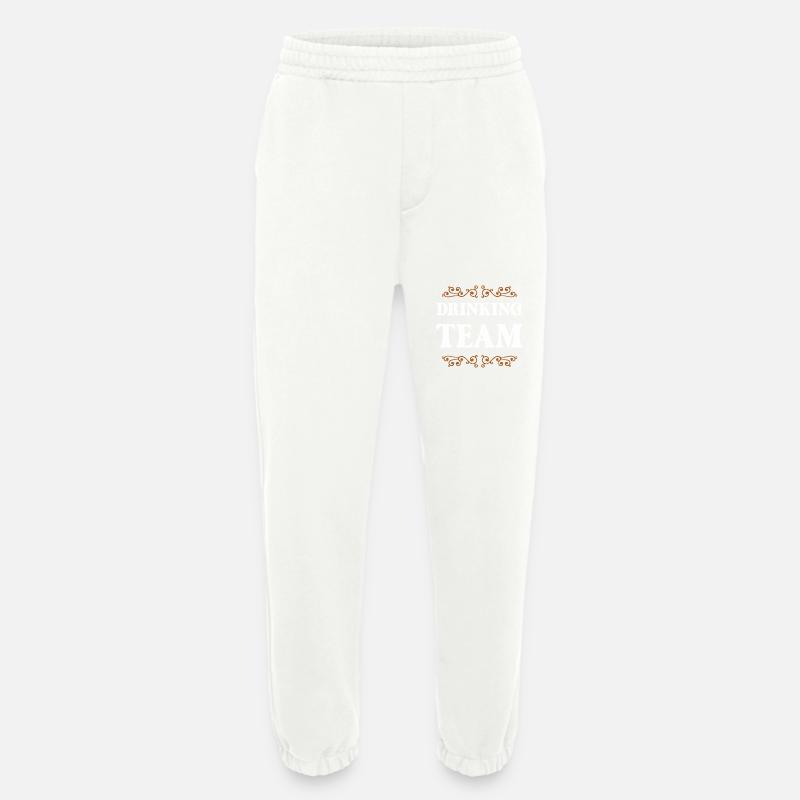 Drinking Crew - Heavyweight Jogginghose - made by SPREAD  - OFF WHITE