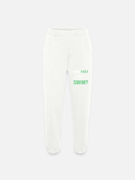 Crocodile Hunting Hunter Hunting - Heavyweight Jogging Pants - made by SPREAD  - OFF WHITE