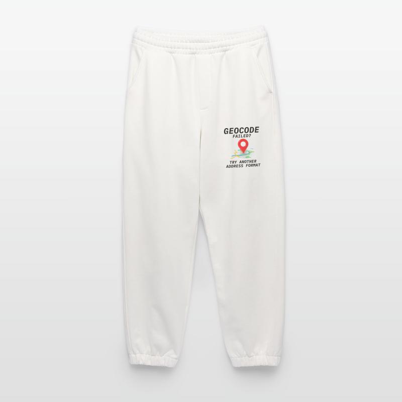 Geocoding Fail Address Format GIS Humor Heavyweight Jogging Pants - made by SPREAD 