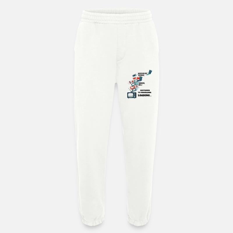 German TV Program: Loading... - Heavyweight Jogging Pants - made by SPREAD  - OFF WHITE