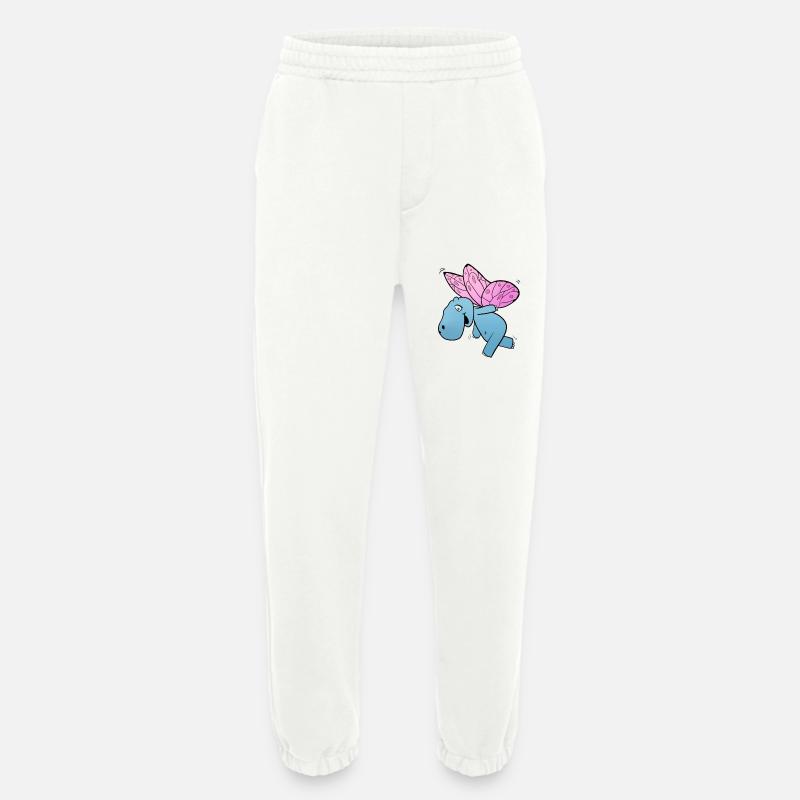 Nilpferd Schmetterling - Heavyweight Jogginghose - made by SPREAD  - OFF WHITE