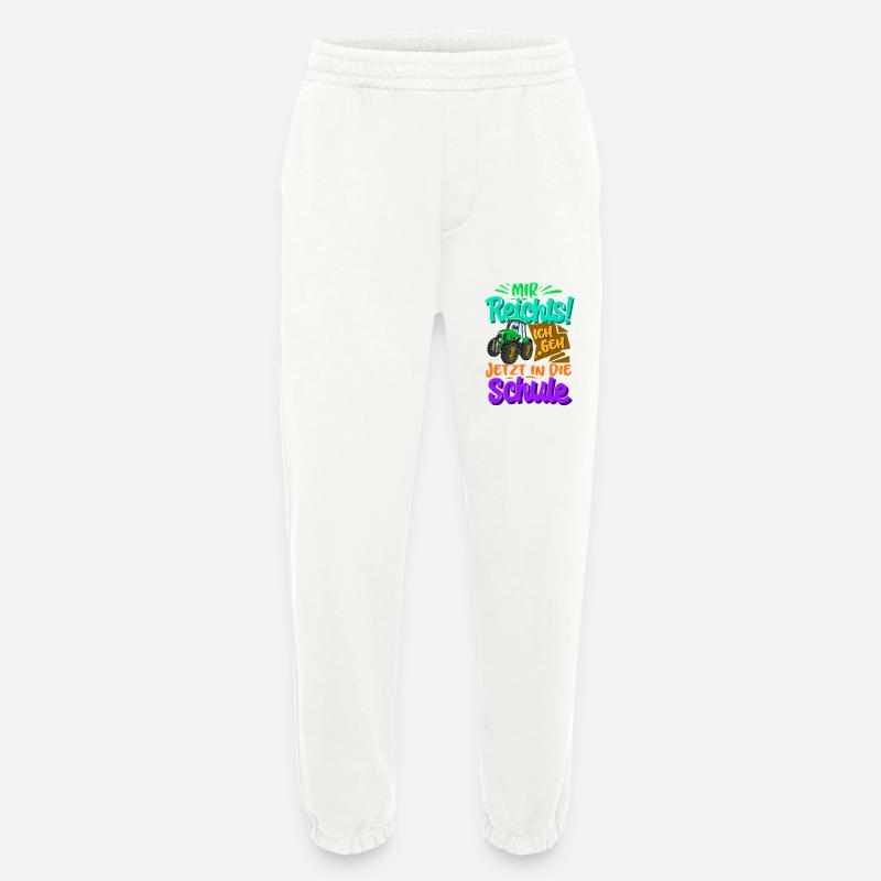 Traktor Kinder Einschulung - Heavyweight Jogginghose - made by SPREAD  - OFF WHITE