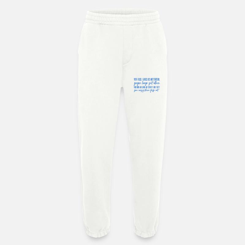 Taufe Geschenkidee - Heavyweight Jogginghose - made by SPREAD  - OFF WHITE