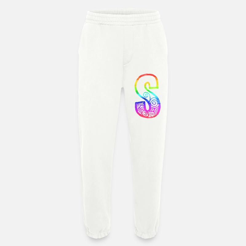 rainbow s - Heavyweight Jogging Pants - made by SPREAD - OFF WHITE