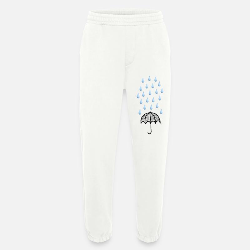 umbrella - Heavyweight Jogging Pants - made by SPREAD  - OFF WHITE