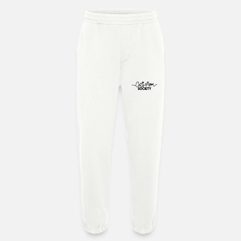 Cats and Moms Gemeinschaftsdesign - Heavyweight Jogginghose - made by SPREAD  - OFF WHITE