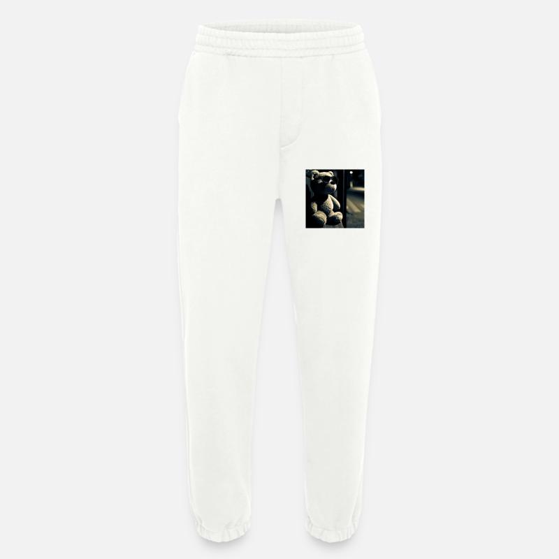 Wating Noir Teddy - Heavyweight Jogginghose - made by SPREAD  - OFF WHITE