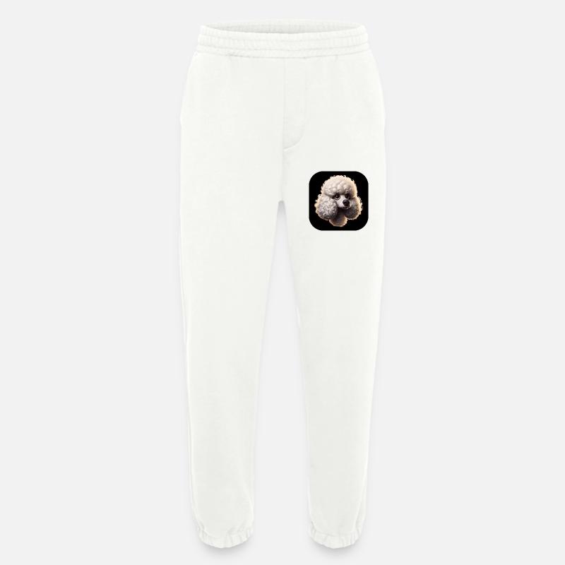 Pudelkopf im Animationsstil - Heavyweight Jogginghose - made by SPREAD  - OFF WHITE