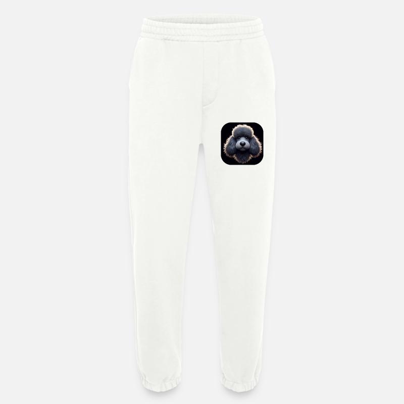 Pudel im Animationsstil - Heavyweight Jogginghose - made by SPREAD - OFF WHITE