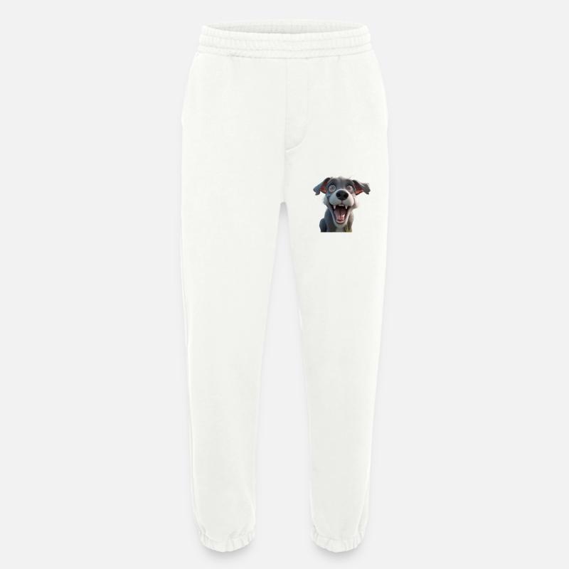 Crazy Dog - Heavyweight Jogging Pants - made by SPREAD  - OFF WHITE