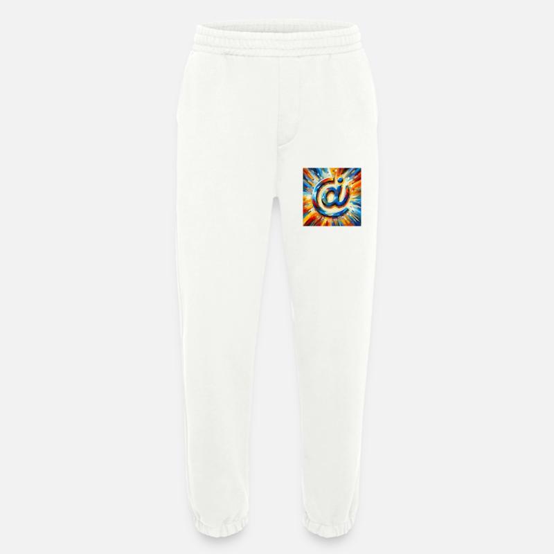 Symbol 8 - Heavyweight Jogginghose - made by SPREAD  - OFF WHITE