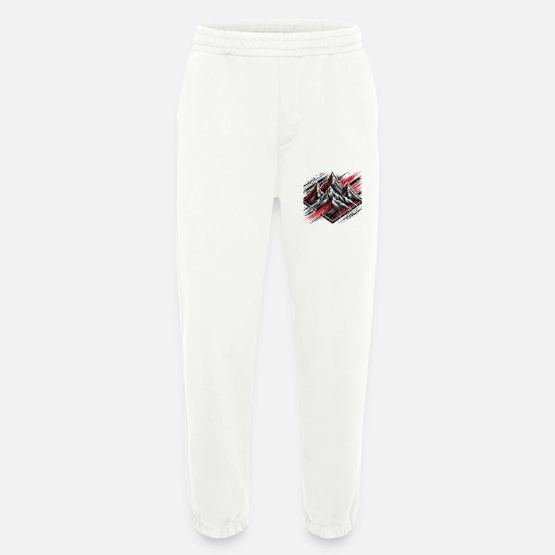 Schroffe Berge - Heavyweight Jogginghose - made by SPREAD - OFF WHITE