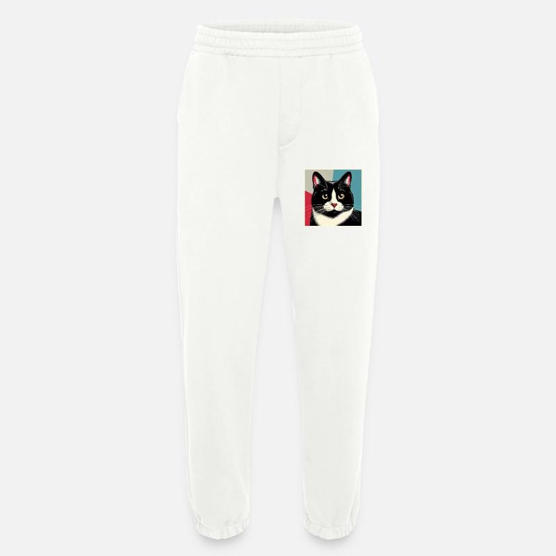 Kat 1 4 - Heavyweight Jogginghose - made by SPREAD  - OFF WHITE
