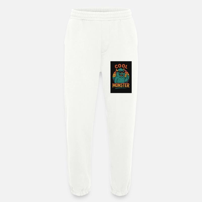 Cool Monster - Heavyweight Jogginghose - made by SPREAD  - OFF WHITE