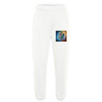 Cosmic Clockwork Fusion - Heavyweight Jogging Pants - made by SPREAD  - OFF WHITE - Front